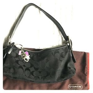 Coach Handbag & Keychain